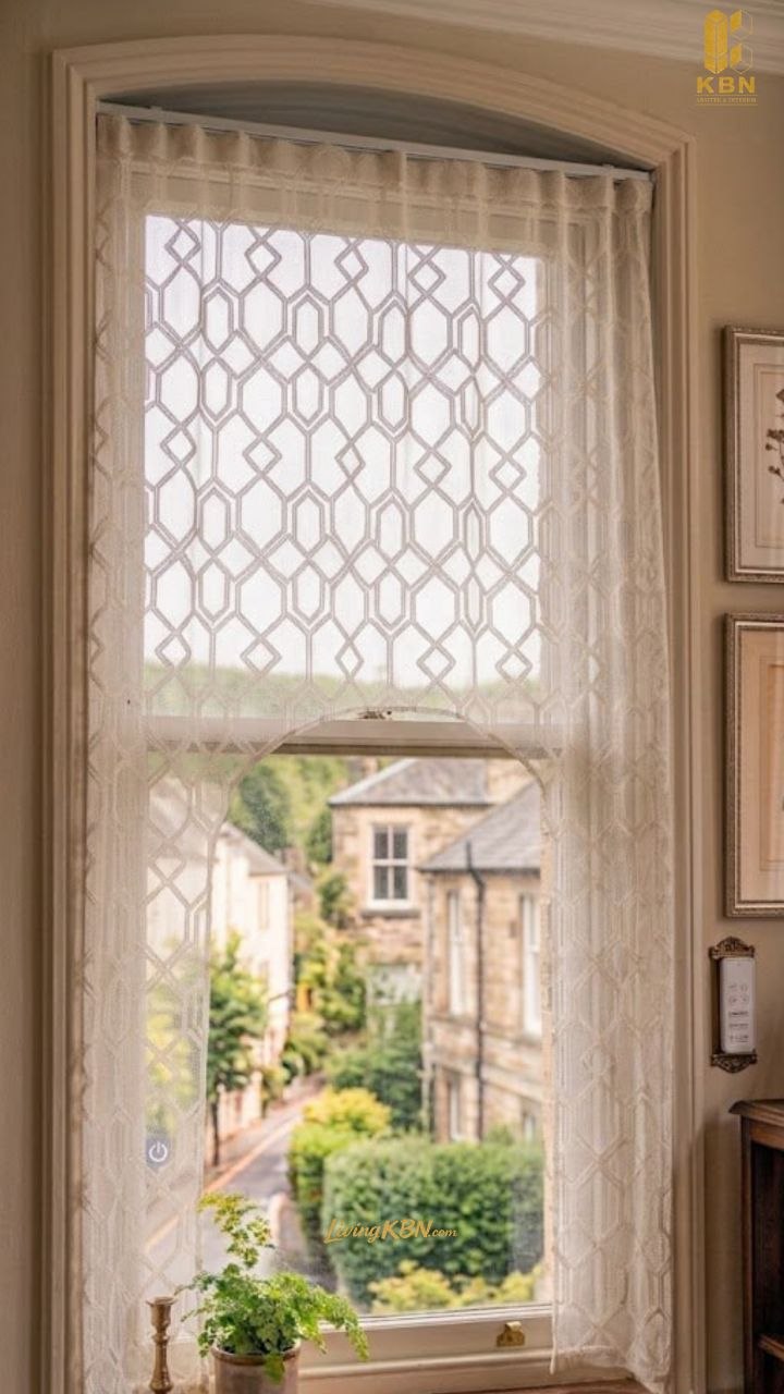 Sheer curtain ruang tamu karya KBN