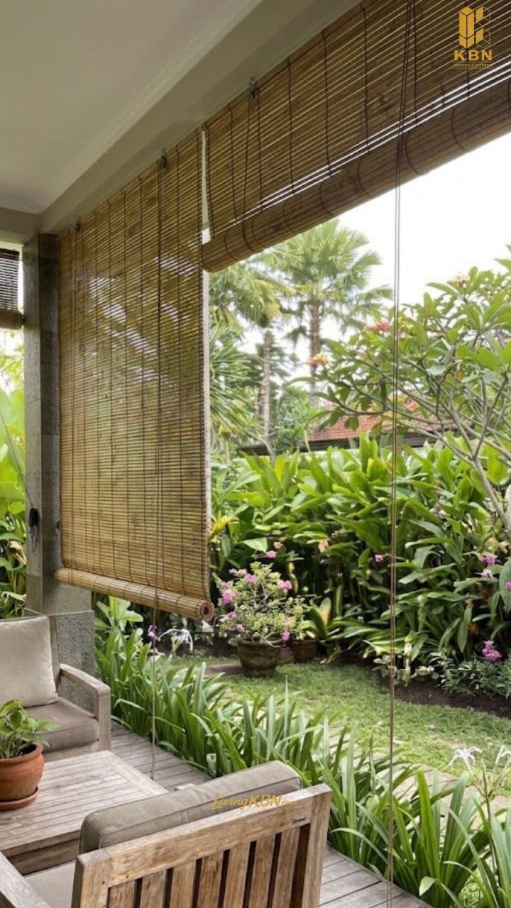 Outdoor blinds teras karya KBN