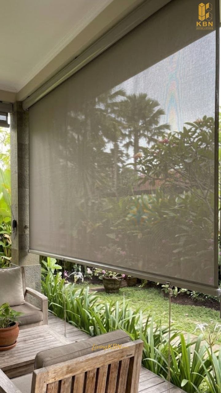 Outdoor blinds teras karya KBN — foto 6