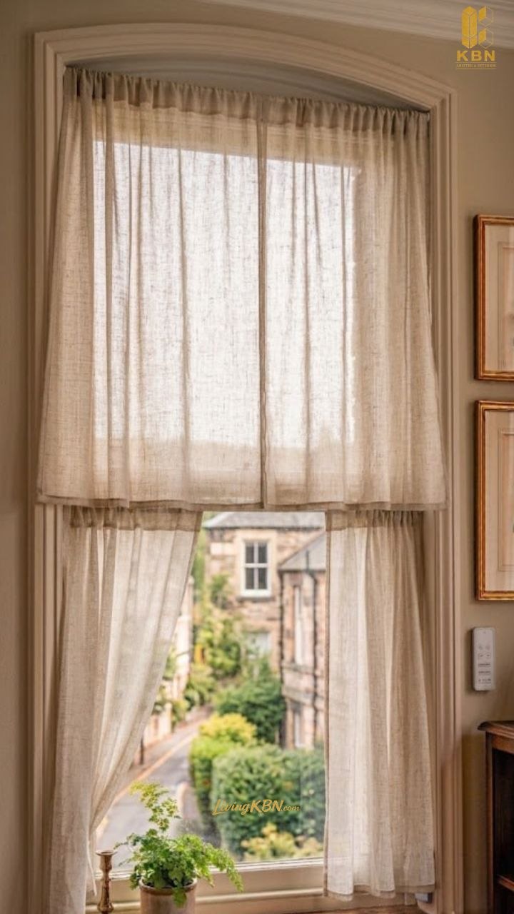Sheer curtain ruang tamu karya KBN — foto 3