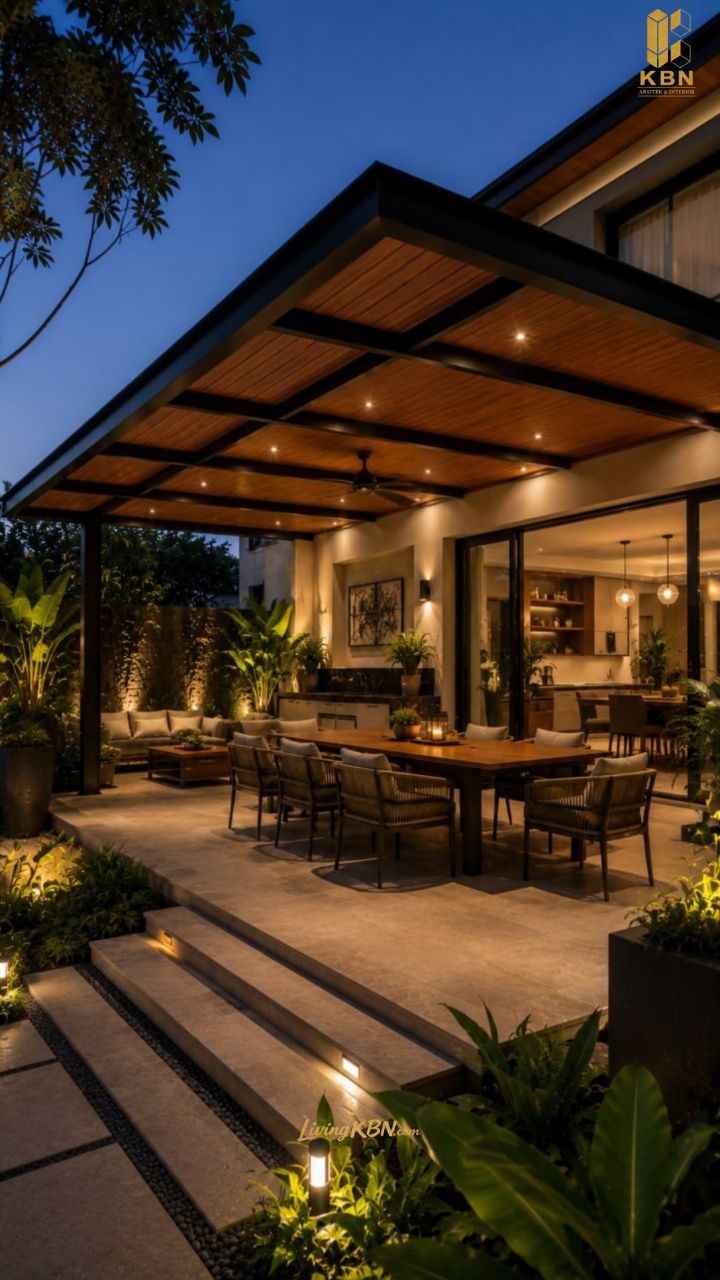 Kanopi eksterior rumah karya KBN — foto 3
