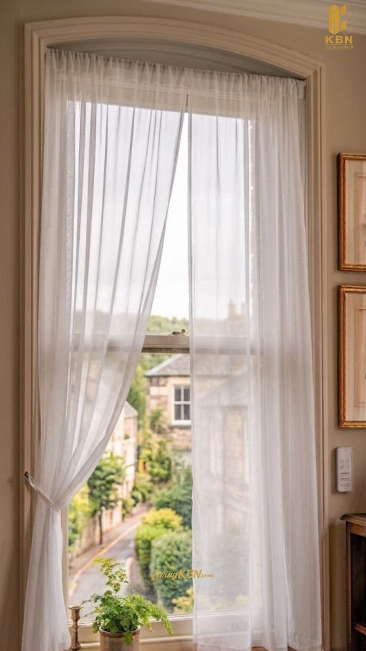 Sheer curtain ruang tamu karya KBN — foto 6