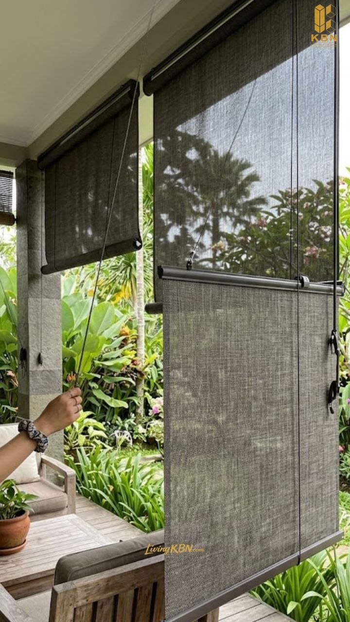 Outdoor blinds teras karya KBN — foto 5