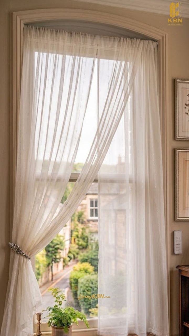 Sheer curtain ruang tamu karya KBN — foto 4