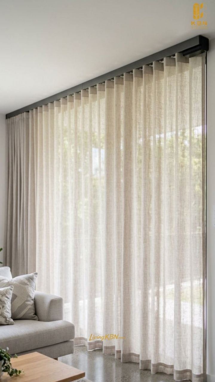 Motorized curtain pada jendela besar karya KBN — foto 6